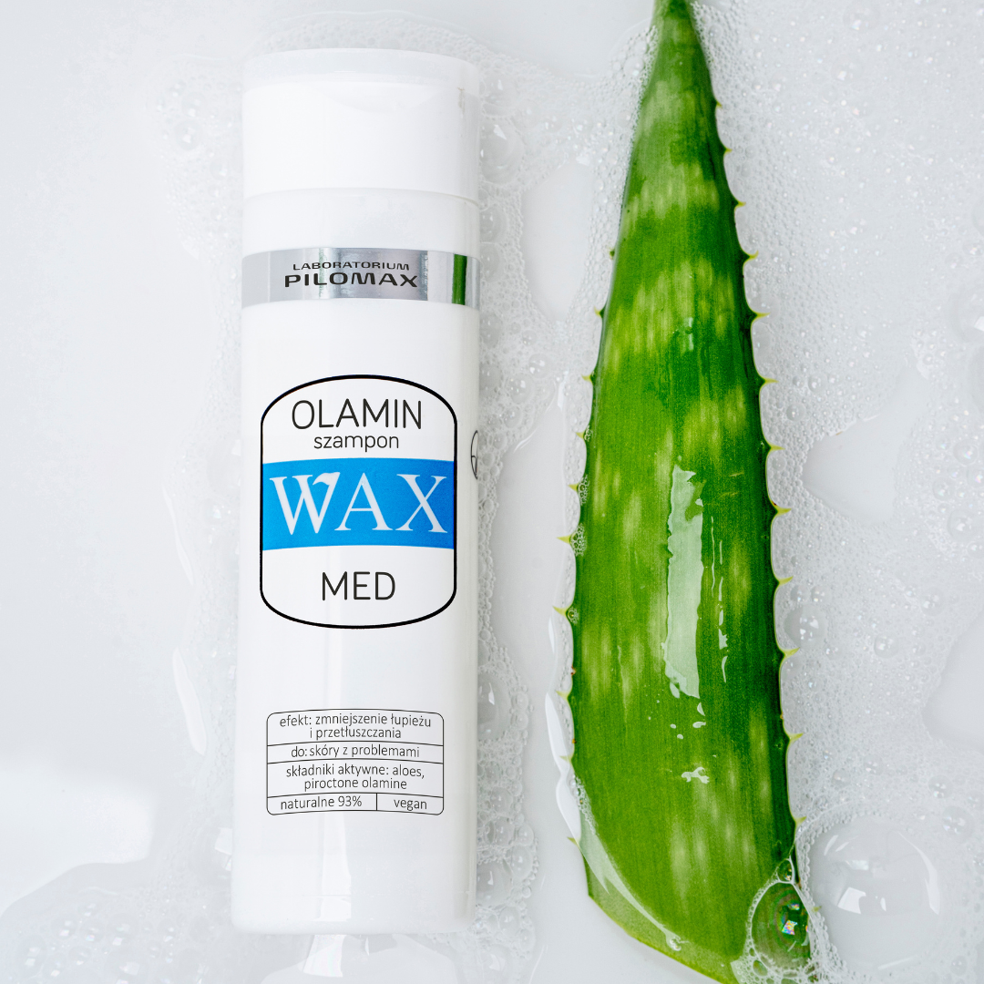 Szampon na łupież tłusty i problematyczną skórę głowy WAX MED OLAMIN 200ml