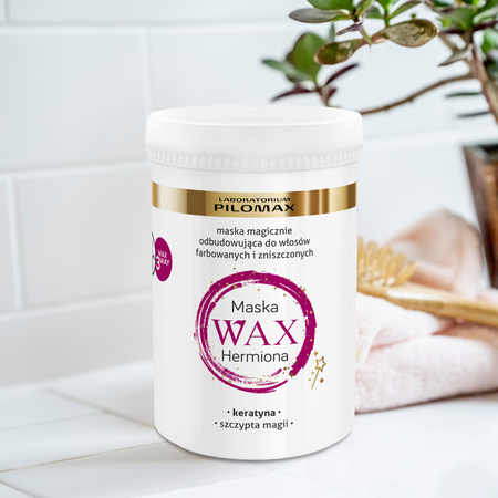 Maska magicznie odbudowująca z keratyną WAX HERMIONA 480ml