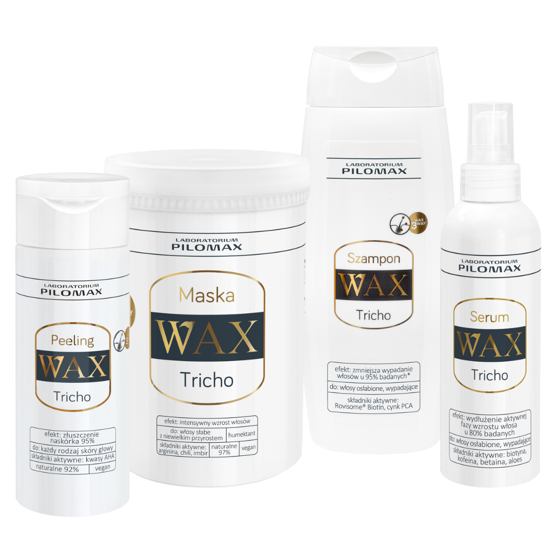 Kompleksowa kuracja przeciw wypadaniu i na zwiększenie porostu TRICHO WAX